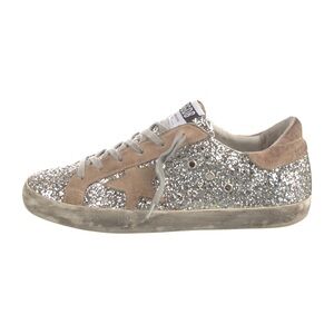 Golden Goose Silver Glitter Women's Sneakers